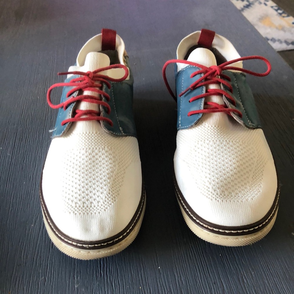 Johnston & Murphy Hyperlight Red/White Blue Size 12 Shoes